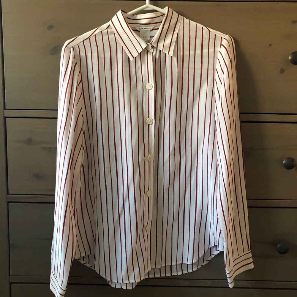 Club Monaco Silk Blouse